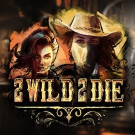 2 Wild 2 Die slot logo by Hacksaw Gaming at SkyHills Casino