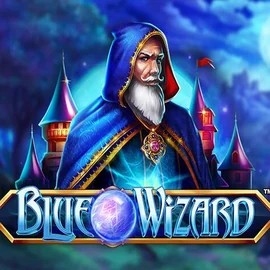 Blue Wizard logo – Slots by Quickspin at SkyHills Casino