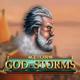 Age Of The Gods: God of Storms logo – Slots by Playtech at SkyHills Casino