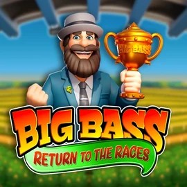 Big Bass Return to the Races by Pragmatic Play, showcased at sky-hills-casino.org – game logo