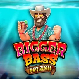 Bigger Bass Splash logo by Pragmatic Play at SkyHills Casino