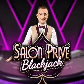 Blackjack Salon Privé casino game by Ezugi – featured logo at SkyHills Casino