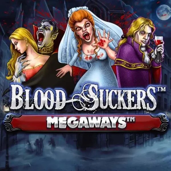 Blood Suckers Megaways logo – Slots by Red Tiger Gaming at SkyHills Casino