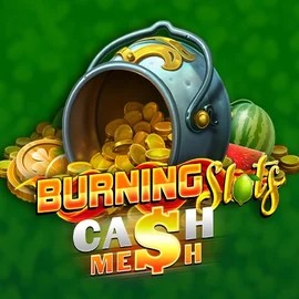 Burning Slots Cash Mesh slot logo by BF Games at SkyHills Casino