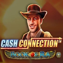 Cash Connection Book Of Ra logo by Novomatic at SkyHills Casino