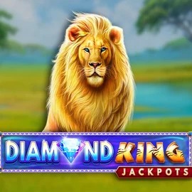 Diamond King Jackpots slot visual from SpinPlay Games available on sky-hills-casino.org