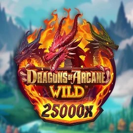 Dragons of Arcane Wild slot icon by Foxium, available at SkyHills Casino