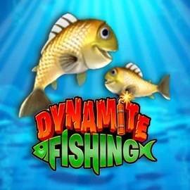Dynamite Fishing logo by Inspired Gaming at SkyHills Casino