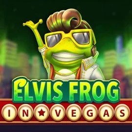 Elvis Frog In Vegas slot logo by BGAMING at SkyHills Casino