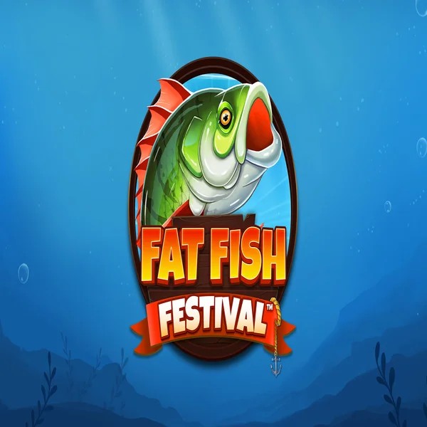 Fat Fish Festival slot logo by Wishbone Games at SkyHills Casino
