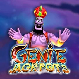 Official Jackpots logo: Genie Jackpots by Blueprint Gaming at SkyHills Casino