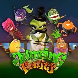 Jumping Fruits by Wazdan, showcased at sky-hills-casino.org – game logo