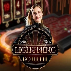 Lightning Roulette logo by Evolution SkyHills Casino