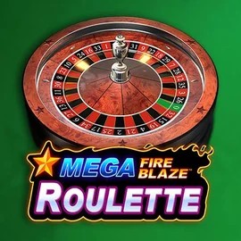 Mega Fire Blaze Roulette online game logo by Playtech on sky-hills-casino.org
