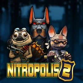 Nitropolis 2 by ELK Studios, showcased at sky-hills-casino.org – game logo