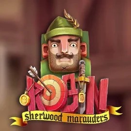 Official Slots logo: Robin Sherwood Marauders by Yggdrasil at SkyHills Casino