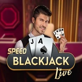Speed Blackjack slot logo by Pragmatic Play at SkyHills Casino