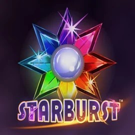 Starburst logo by NetEnt at SkyHills Casino