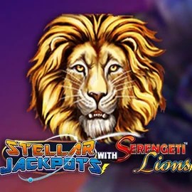 Stellar Jackpots with Serengeti Lions casino game by Lightning Box Game – featured logo at SkyHills Casino