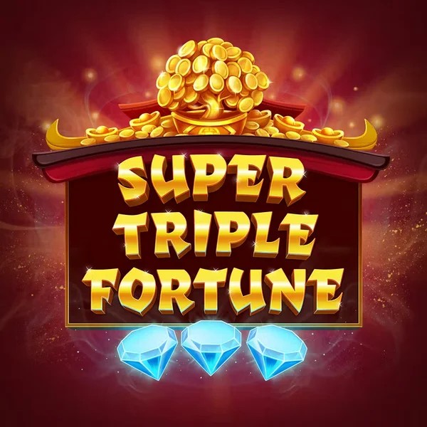 Super Triple Fortune logo by Greentube at SkyHills Casino