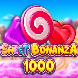 Sweet Bonanza 1000 casino game by Pragmatic Play – featured logo at SkyHills Casino