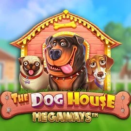The Dog House Megaways slot logo by Pragmatic Play at SkyHills Casino