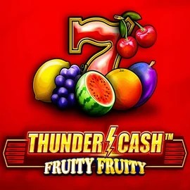Thunder Cash Fruity Fruity by Novomatic, showcased at sky-hills-casino.org – game logo