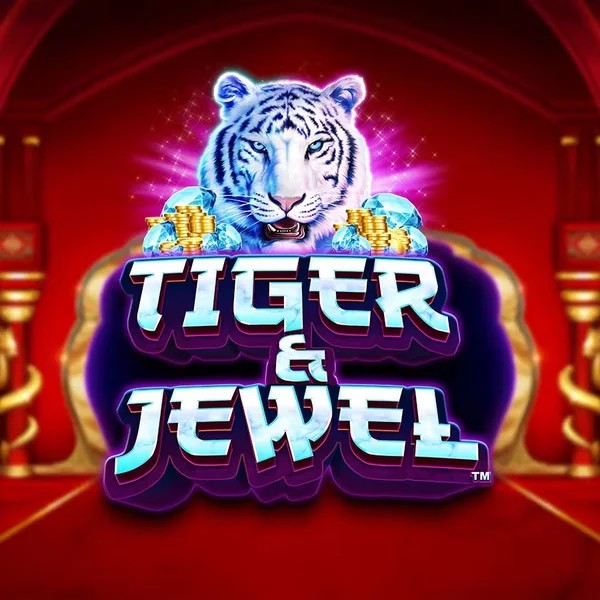 Tiger and Jewel slot logo by Greentube at SkyHills Casino