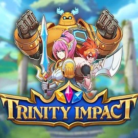 Slots logo of Trinity Impact from Play’n GO at SkyHills Casino