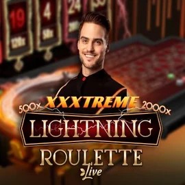 XXXtreme Lightning Roulette logo by Evolution at SkyHills Casino